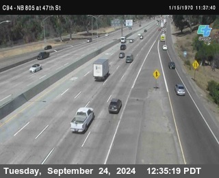 (C094) NB 805 : 47th Street (on ramp)