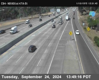 (C094) NB 805 : 47th Street (on ramp)