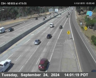 (C094) NB 805 : 47th Street (on ramp)