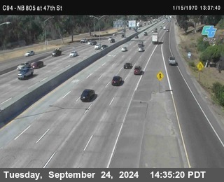 (C094) NB 805 : 47th Street (on ramp)