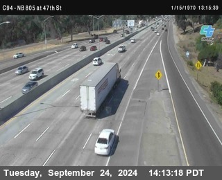 (C094) NB 805 : 47th Street (on ramp)