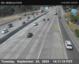 (C094) NB 805 : 47th Street (on ramp)