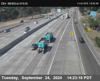 (C094) NB 805 : 47th Street (on ramp)