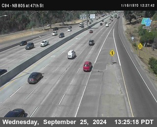 (C094) NB 805 : 47th Street (on ramp)