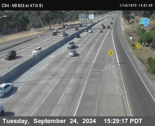 (C094) NB 805 : 47th Street (on ramp)