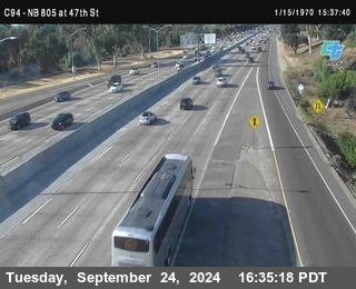 (C094) NB 805 : 47th Street (on ramp)