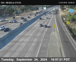 (C094) NB 805 : 47th Street (on ramp)