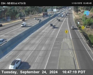 (C094) NB 805 : 47th Street (on ramp)