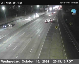 (C094) NB 805 : 47th Street (on ramp)