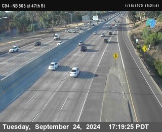 (C094) NB 805 : 47th Street (on ramp)