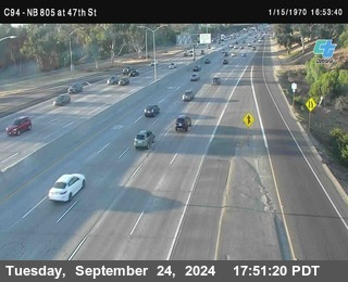 (C094) NB 805 : 47th Street (on ramp)