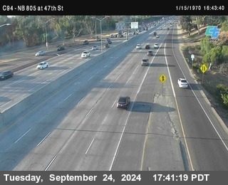 (C094) NB 805 : 47th Street (on ramp)