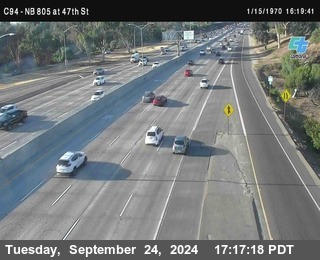 (C094) NB 805 : 47th Street (on ramp)