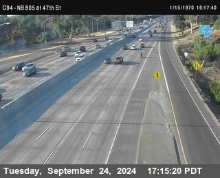 (C094) NB 805 : 47th Street (on ramp)