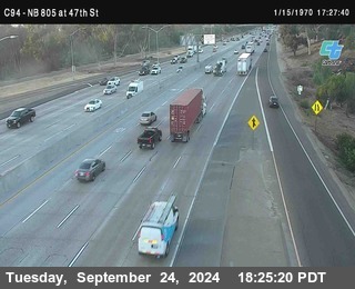 (C094) NB 805 : 47th Street (on ramp)