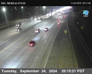 (C094) NB 805 : 47th Street (on ramp)