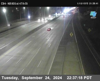 (C094) NB 805 : 47th Street (on ramp)