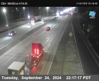 (C094) NB 805 : 47th Street (on ramp)