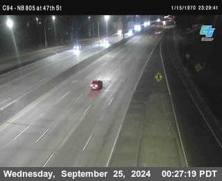 (C094) NB 805 : 47th Street (on ramp)