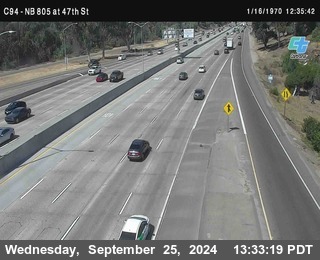 (C094) NB 805 : 47th Street (on ramp)