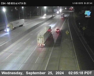 (C094) NB 805 : 47th Street (on ramp)