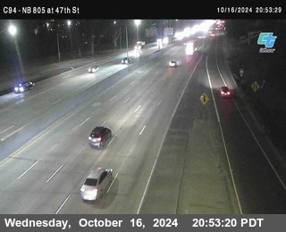 (C094) NB 805 : 47th Street (on ramp)