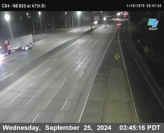 (C094) NB 805 : 47th Street (on ramp)