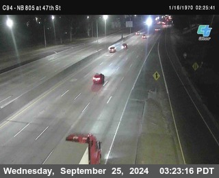 (C094) NB 805 : 47th Street (on ramp)