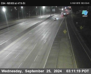 (C094) NB 805 : 47th Street (on ramp)