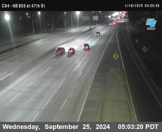 (C094) NB 805 : 47th Street (on ramp)