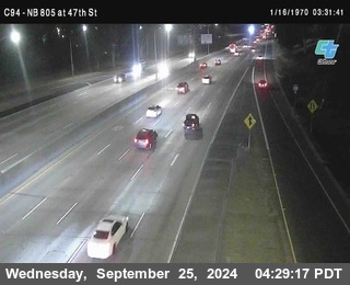 (C094) NB 805 : 47th Street (on ramp)