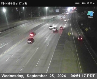 (C094) NB 805 : 47th Street (on ramp)