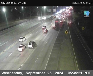 (C094) NB 805 : 47th Street (on ramp)