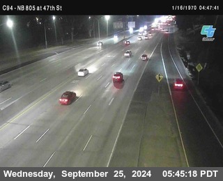 (C094) NB 805 : 47th Street (on ramp)