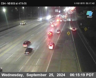 (C094) NB 805 : 47th Street (on ramp)