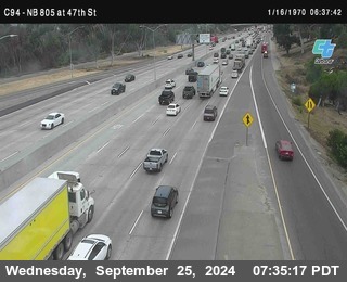 (C094) NB 805 : 47th Street (on ramp)