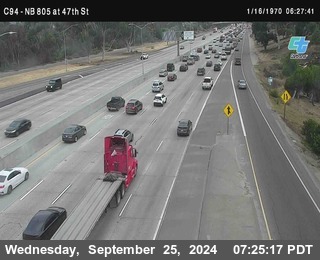 (C094) NB 805 : 47th Street (on ramp)