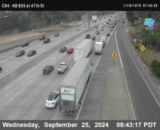 (C094) NB 805 : 47th Street (on ramp)