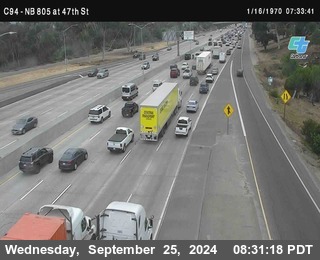 (C094) NB 805 : 47th Street (on ramp)