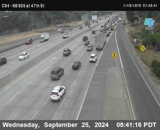 (C094) NB 805 : 47th Street (on ramp)