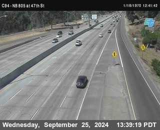 (C094) NB 805 : 47th Street (on ramp)