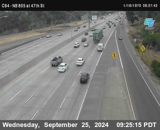 (C094) NB 805 : 47th Street (on ramp)