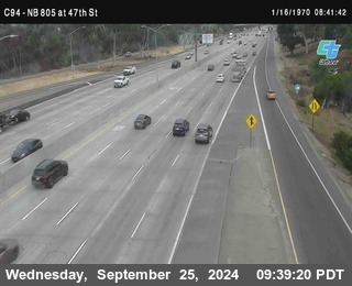 (C094) NB 805 : 47th Street (on ramp)