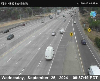 (C094) NB 805 : 47th Street (on ramp)