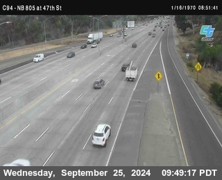 (C094) NB 805 : 47th Street (on ramp)