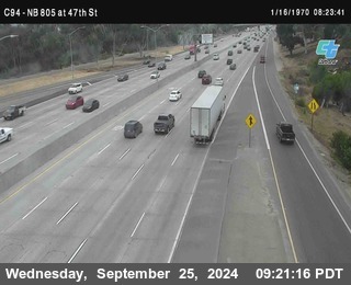 (C094) NB 805 : 47th Street (on ramp)