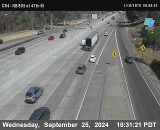 (C094) NB 805 : 47th Street (on ramp)