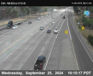 (C094) NB 805 : 47th Street (on ramp)