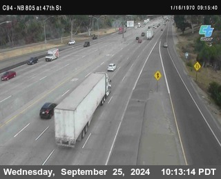 (C094) NB 805 : 47th Street (on ramp)