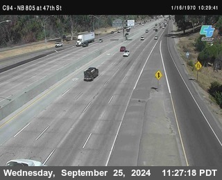 (C094) NB 805 : 47th Street (on ramp)